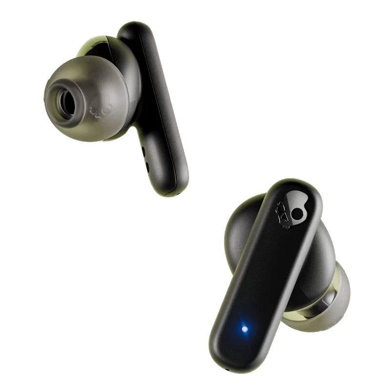 Skullcandy Smokin’ Buds® True Wireless Earbuds - Black, Pin 20h, IPX4, Skullcandy Spreme Sound, 50% Renewable Plastics, 3 EQ Modes, Call and Full Media Controls 2 Skullcandy Smokin’ Buds® True Wireless Earbuds - Black, Pin 20h, IPX4, Skullcandy Spreme Sound, 50% Renewable Plastics, 3 EQ Modes, Call and Full Media Controls - Ảnh 2
