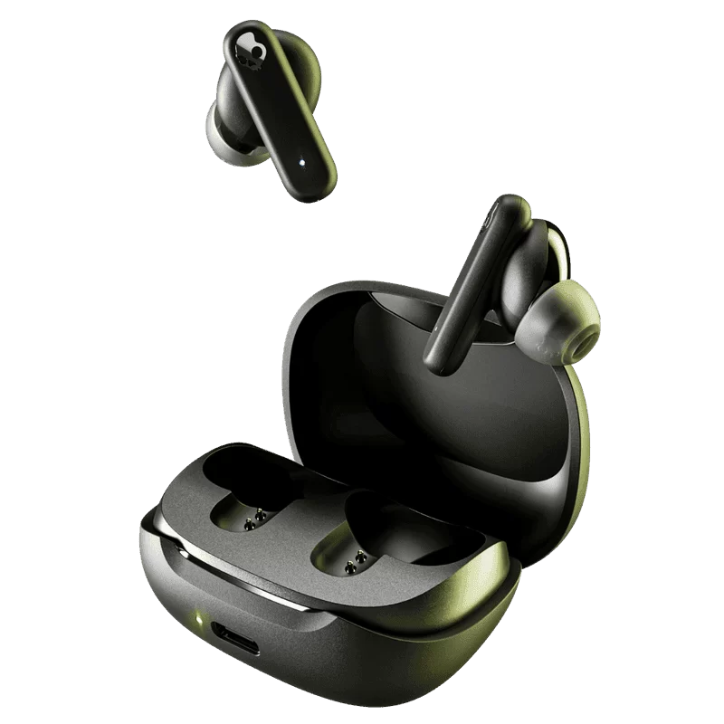 Skullcandy Smokin’ Buds® True Wireless Earbuds - Black, Pin 20h, IPX4, Skullcandy Spreme Sound, 50% Renewable Plastics, 3 EQ Modes, Call and Full Media Controls 1 Skullcandy Smokin’ Buds® True Wireless Earbuds - Black, Pin 20h, IPX4, Skullcandy Spreme Sound, 50% Renewable Plastics, 3 EQ Modes, Call and Full Media Controls