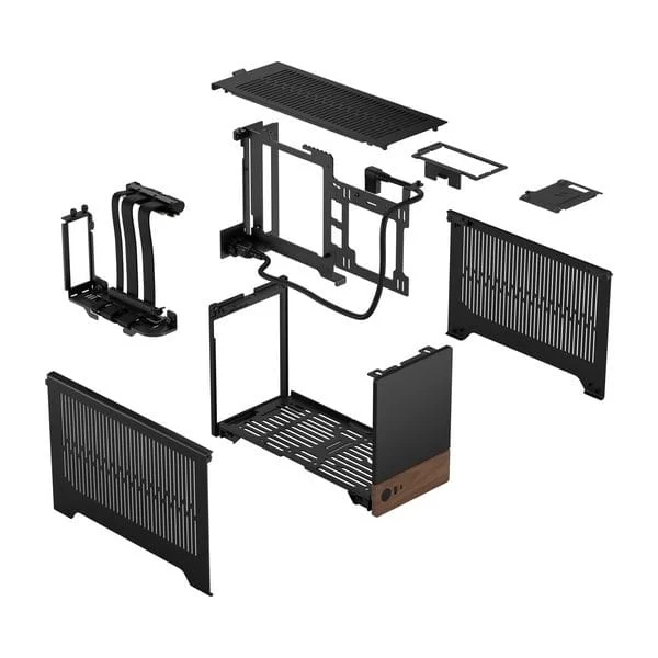Fractal Design Terra Graphite - ITX, GPU up to 322 mm in length, 10.4 L, 8 mm-thick aluminum front 5 Fractal Design Terra Graphite - ITX, GPU up to 322 mm in length, 10.4 L, 8 mm-thick aluminum front - Ảnh 5