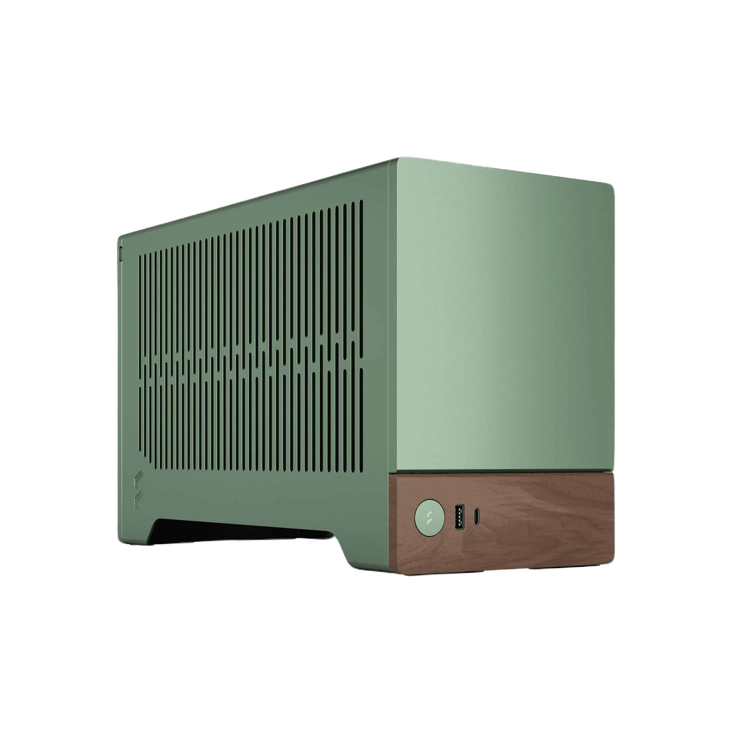 Fractal Design Terra Jade - ITX, GPU up to 322 mm in length, 10.4 L, 8 mm-thick aluminum front 1 Fractal Design Terra Jade - ITX, GPU up to 322 mm in length, 10.4 L, 8 mm-thick aluminum front