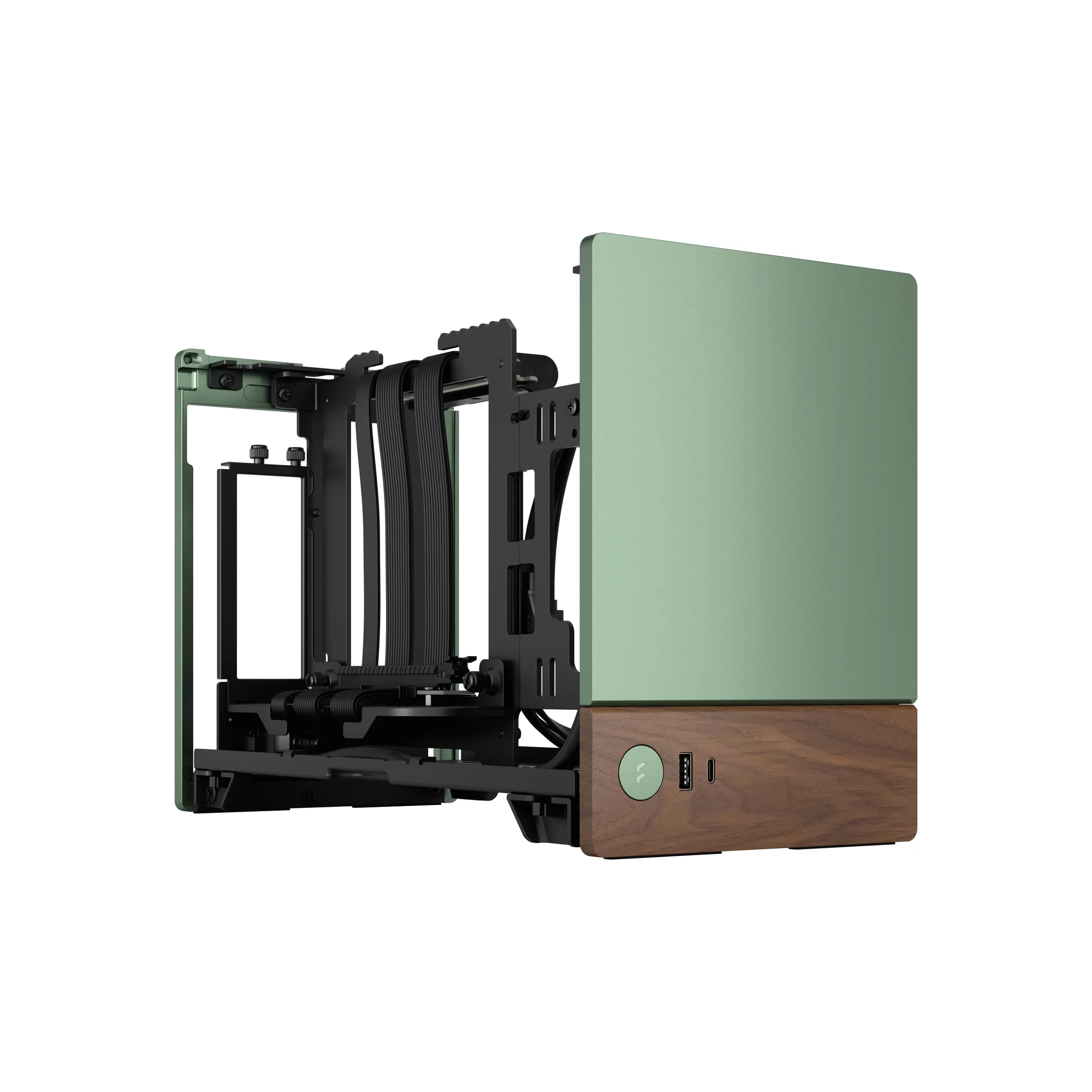 Fractal Design Terra Jade - ITX, GPU up to 322 mm in length, 10.4 L, 8 mm-thick aluminum front 16 Fractal Design Terra Jade - ITX, GPU up to 322 mm in length, 10.4 L, 8 mm-thick aluminum front - Ảnh 16