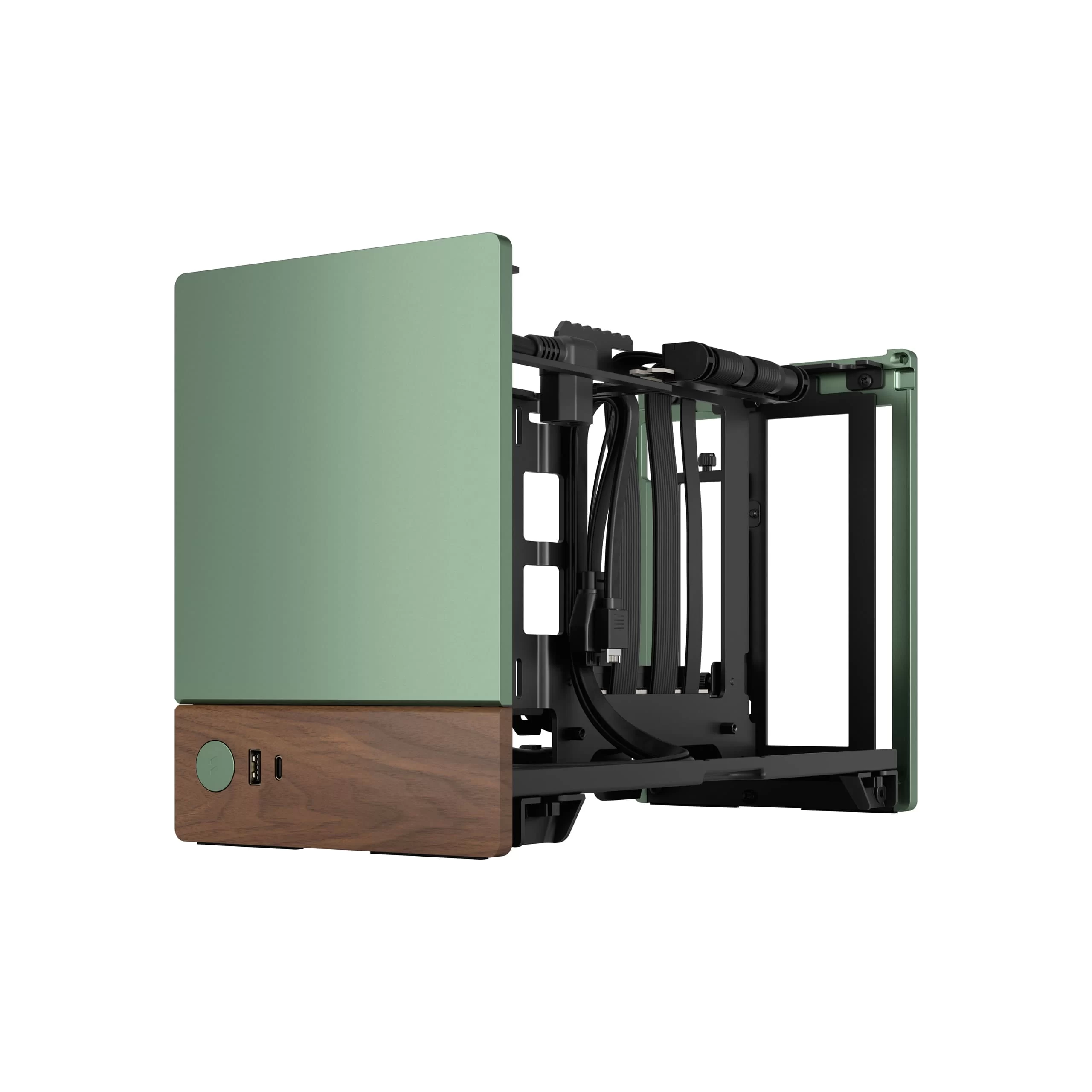 Fractal Design Terra Jade - ITX, GPU up to 322 mm in length, 10.4 L, 8 mm-thick aluminum front 21 Fractal Design Terra Jade - ITX, GPU up to 322 mm in length, 10.4 L, 8 mm-thick aluminum front - Ảnh 21