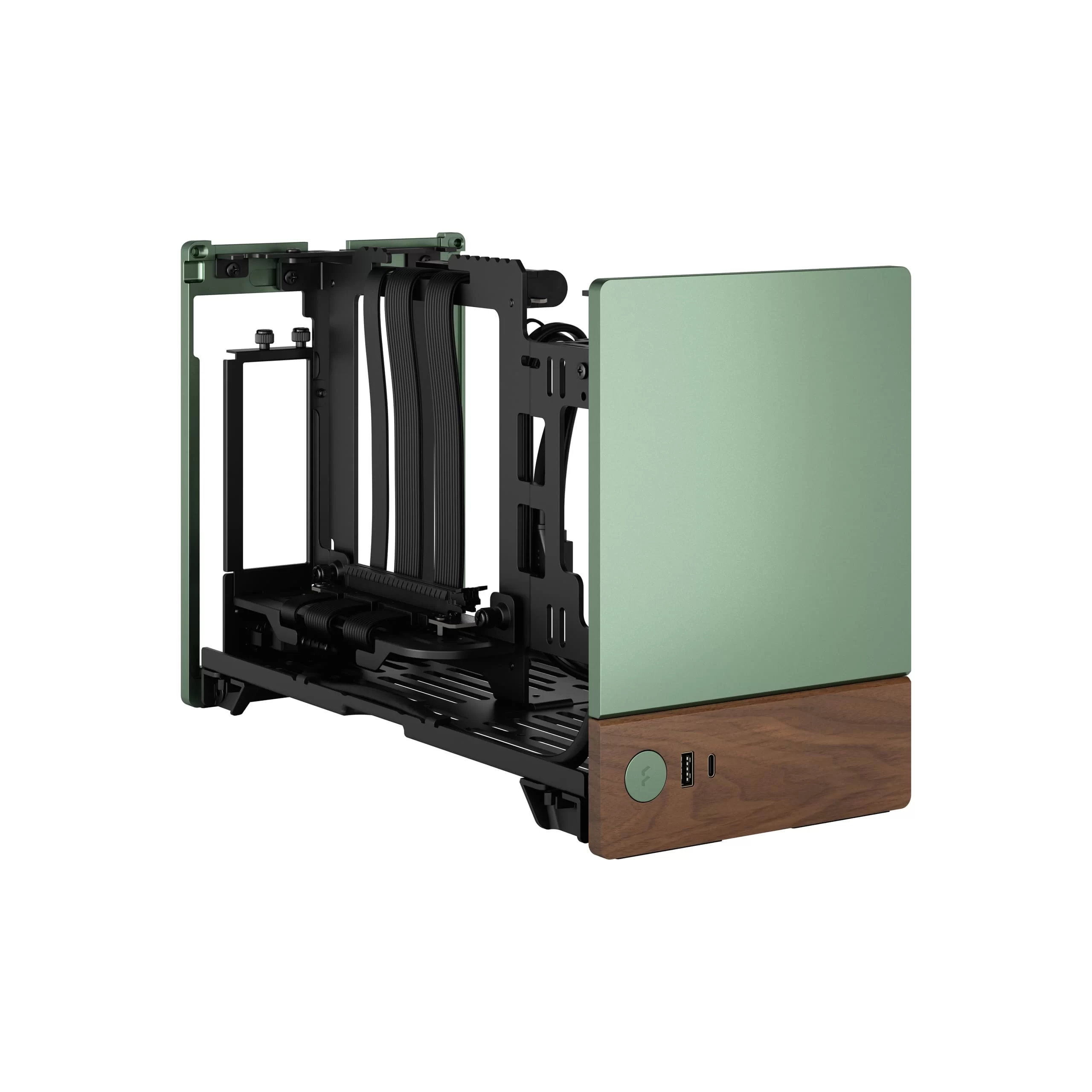 Fractal Design Terra Jade - ITX, GPU up to 322 mm in length, 10.4 L, 8 mm-thick aluminum front 22 Fractal Design Terra Jade - ITX, GPU up to 322 mm in length, 10.4 L, 8 mm-thick aluminum front - Ảnh 22