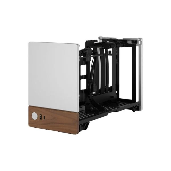Fractal Design Terra Silver - ITX, GPU up to 322 mm in length, 10.4 L, 8 mm-thick aluminum front 6 Fractal Design Terra Silver - ITX, GPU up to 322 mm in length, 10.4 L, 8 mm-thick aluminum front - Ảnh 6