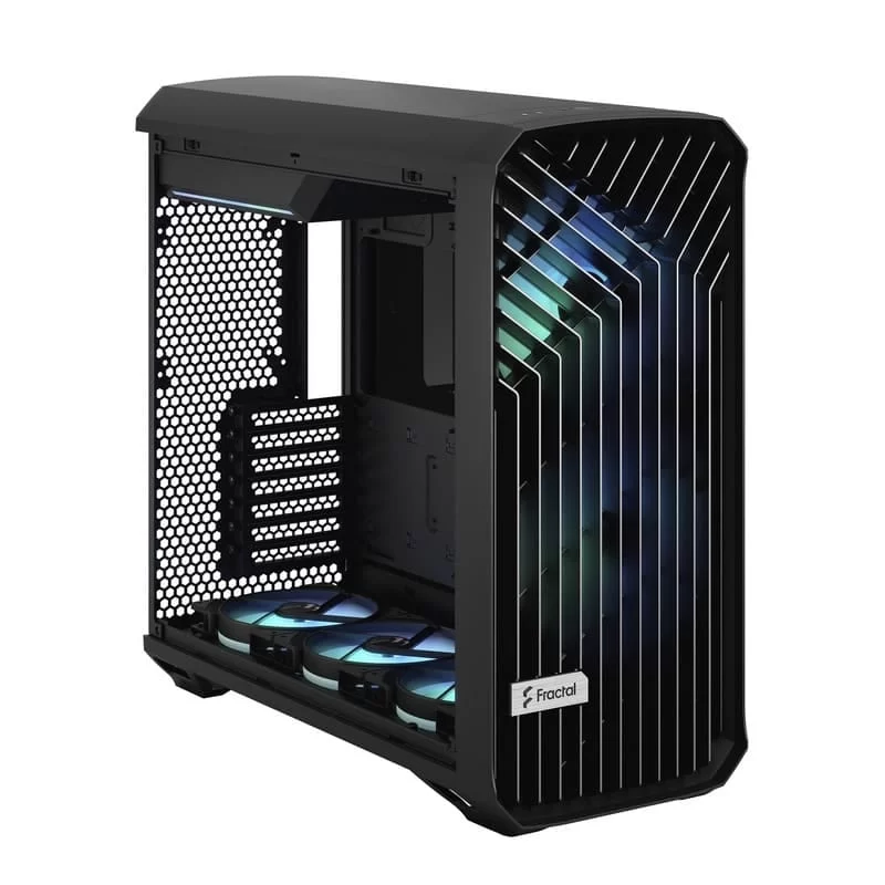 Fractal Design Torrent Black RGB TG Light Tint - Tempered Glass Window High-Airflow PC Gaming Case 8 Fractal Design Torrent Black RGB TG Light Tint - Tempered Glass Window High-Airflow PC Gaming Case - Ảnh 8