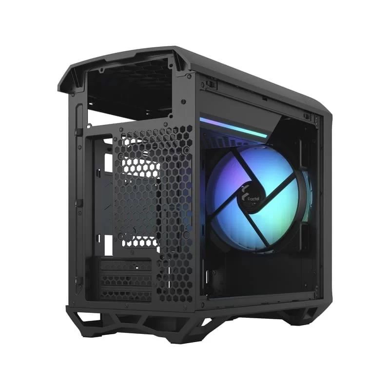 Fractal Design Torrent Nano RGB Black TG Light Tint mITX Airflow Mini Tower PC Gaming Case - Dark Tint Tempered Glass Side Panels 13 Fractal Design Torrent Nano RGB Black TG Light Tint mITX Airflow Mini Tower PC Gaming Case - Dark Tint Tempered Glass Side Panels - Ảnh 13