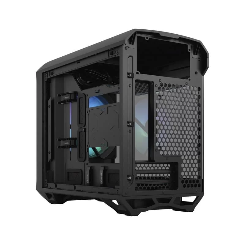 Fractal Design Torrent Nano RGB Black TG Light Tint mITX Airflow Mini Tower PC Gaming Case - Dark Tint Tempered Glass Side Panels 14 Fractal Design Torrent Nano RGB Black TG Light Tint mITX Airflow Mini Tower PC Gaming Case - Dark Tint Tempered Glass Side Panels - Ảnh 14