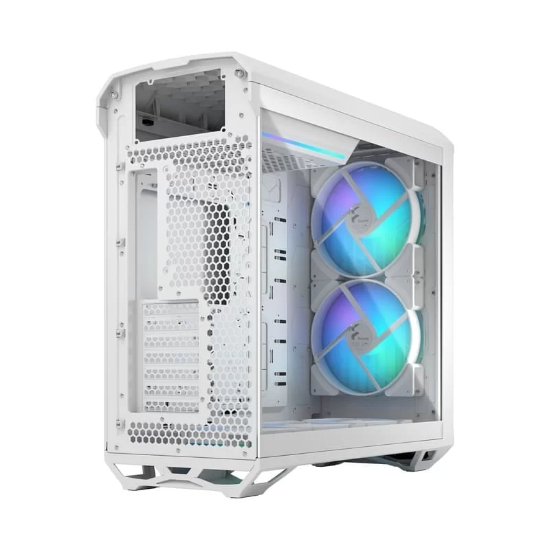 Fractal Design Torrent RGB White TG Clear Tint - Tempered Glass Window High-Airflow PC Gaming Case 10 Fractal Design Torrent RGB White TG Clear Tint - Tempered Glass Window High-Airflow PC Gaming Case - Ảnh 10