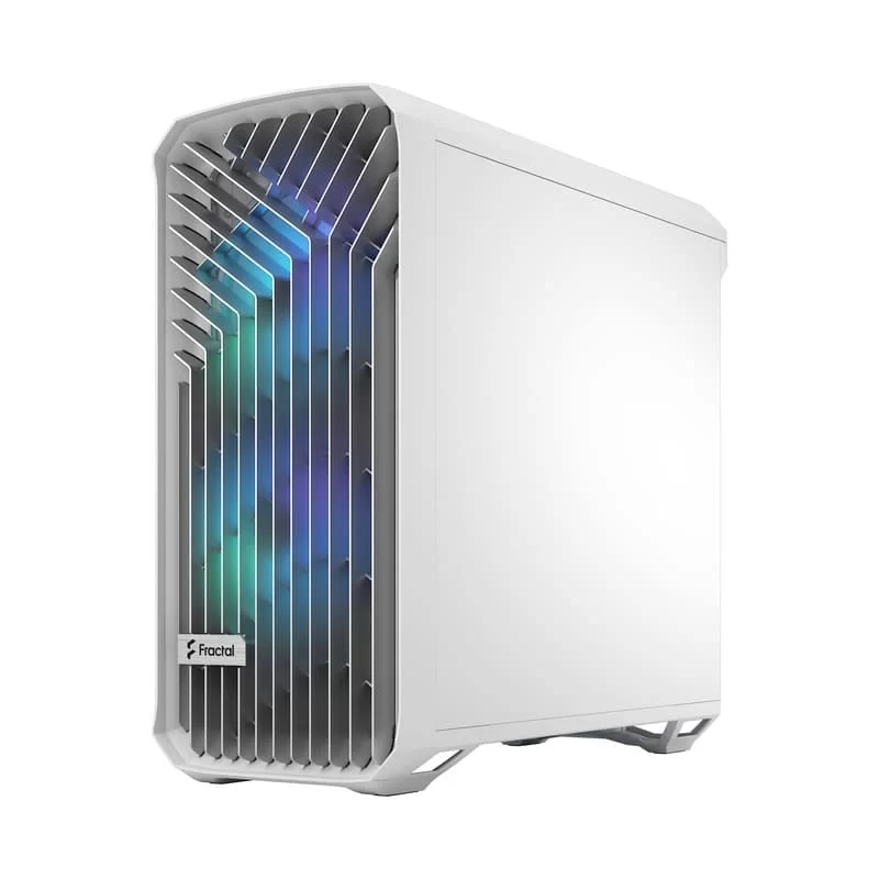 Fractal Design Torrent RGB White TG Clear Tint - Tempered Glass Window High-Airflow PC Gaming Case 6 Fractal Design Torrent RGB White TG Clear Tint - Tempered Glass Window High-Airflow PC Gaming Case - Ảnh 6