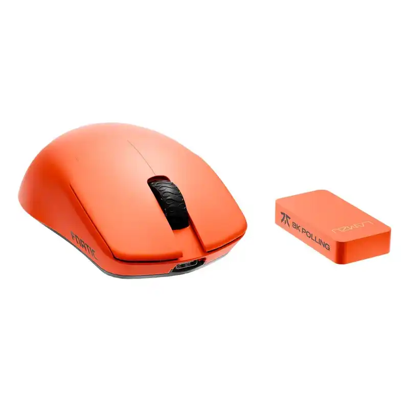 Lamzu Fnatic Gear x Lamzu Thorn 4K Special Edition Wireless Gaming Mouse - 52g, Wireless 4KHz. Chip MCUNordic 52840, Pixart 3395 (Đi kèm dongle 8KHz) 6 Lamzu Fnatic Gear x Lamzu Thorn 4K Special Edition Wireless Gaming Mouse - 52g, Wireless 4KHz. Chip MCUNordic 52840, Pixart 3395 (Đi kèm dongle 8KHz) - Ảnh 6