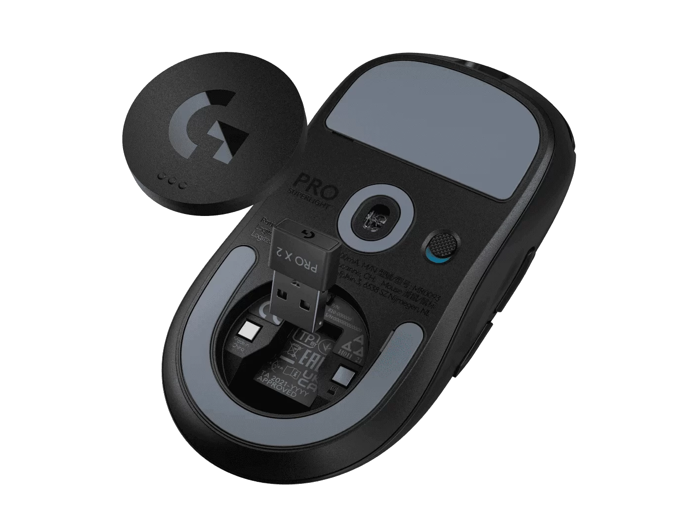 Logitech G PRO X SUPERLIGHT 2 Black - LIGHTSPEED Wireless Gaming Mouse 7 Logitech G PRO X SUPERLIGHT 2 Black - LIGHTSPEED Wireless Gaming Mouse - Ảnh 7