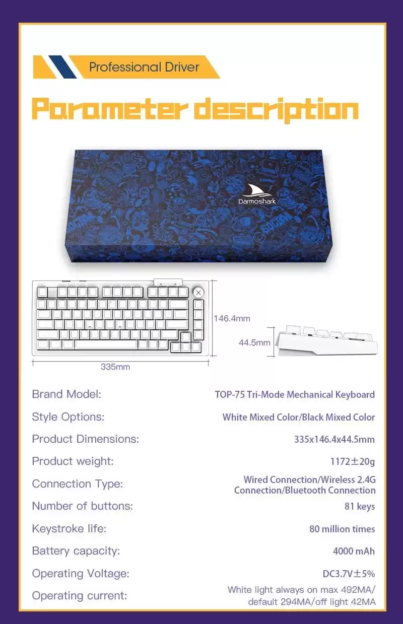 Darmoshark TOP75 wireless Page pc 19