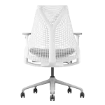 Herman Miller Sayl Office Chair - White / Fog & Mercury