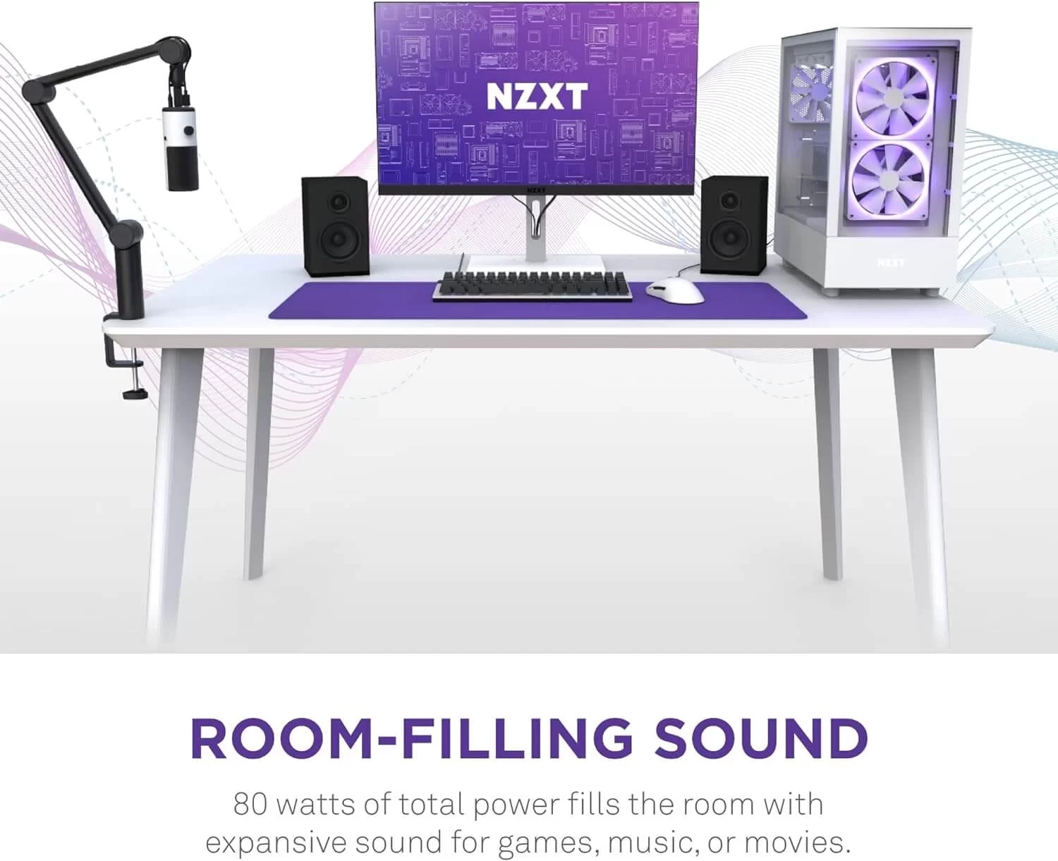 Loa NZXT Gaming Speakers 3 inch V2 page mobile 2