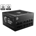 MSI MAG A850GL PCIE5 PSU - 850W, 80 plus Gold, Full-Modular, Flat Cables, Single Rail