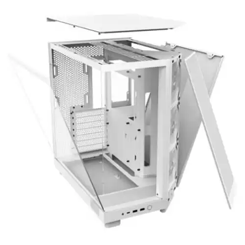 NZXT H6 Flow RGB White Compact Mid-tower Airflow Case 6 NZXT H6 Flow RGB White Compact Mid-tower Airflow Case - Ảnh 6