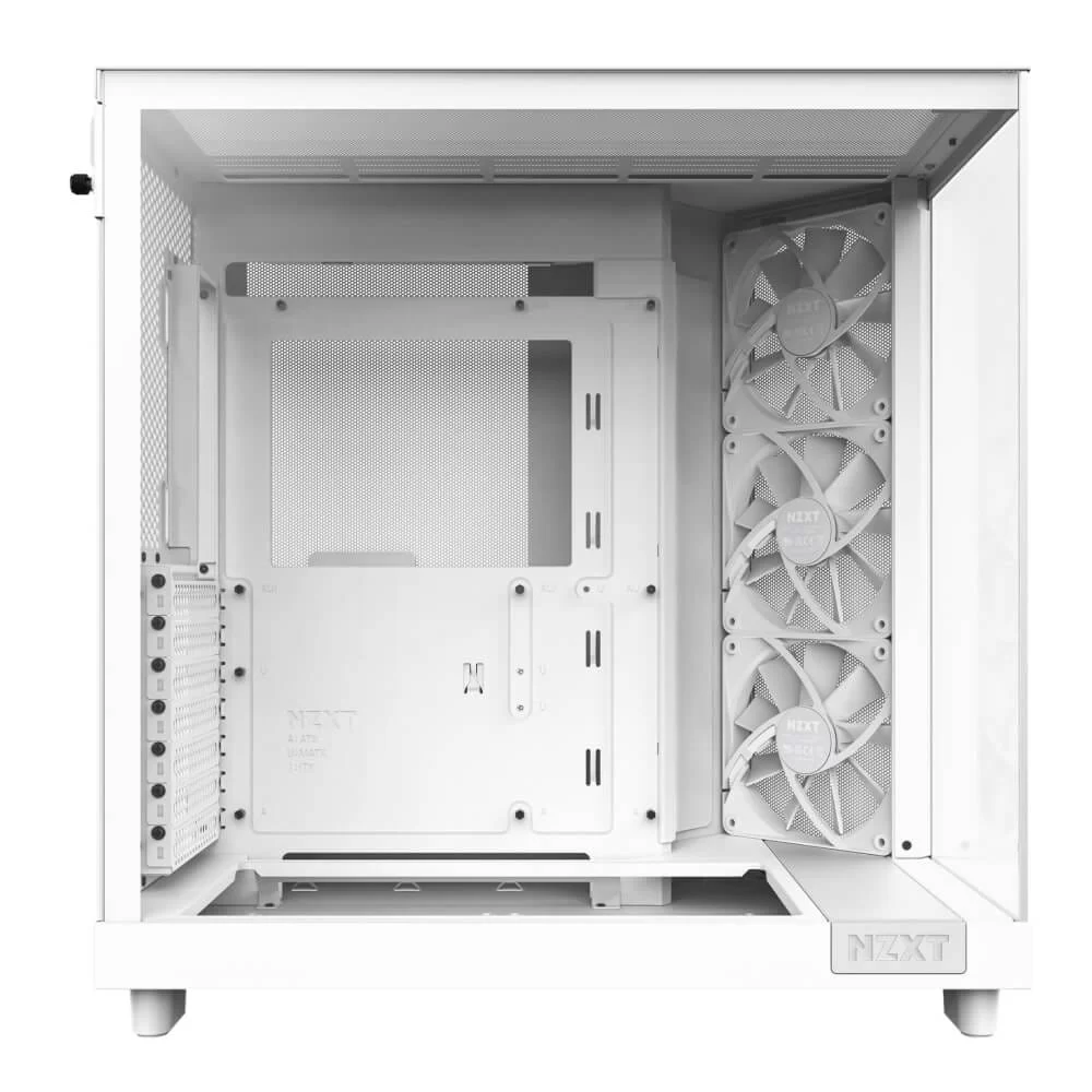 NZXT H6 Flow White Compact Mid-tower Airflow Case 3 NZXT H6 Flow White Compact Mid-tower Airflow Case - Ảnh 3