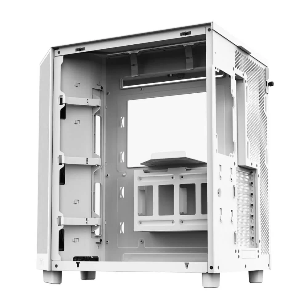 NZXT H6 Flow White Compact Mid-tower Airflow Case 6 NZXT H6 Flow White Compact Mid-tower Airflow Case - Ảnh 6