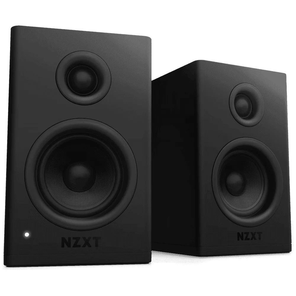 NZXT Relay Speakers 3 inch Black V2 (AP-SPKB2-EU) - Bookshelf-Style Design, 80 Watts, High Dynamic Range, Silk Dome Tweeters, Glass Fiber Woofers 1 NZXT Relay Speakers 3 inch Black V2 (AP-SPKB2-EU) - Bookshelf-Style Design, 80 Watts, High Dynamic Range, Silk Dome Tweeters, Glass Fiber Woofers
