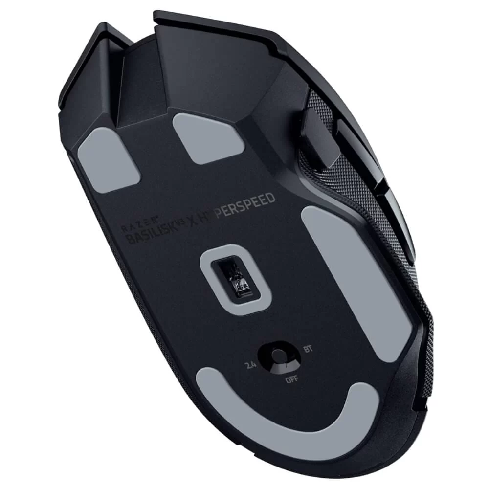 Razer Basilisk V3 X HyperSpeed Customizable Wireless Gaming Mouse - Classic Black, Mechanical Switches Gen-2-5G Advanced 18K Optical Sensor, Chroma RGB, 9 Programmable Controls, up to 285 Hr Battery 5 Razer Basilisk V3 X HyperSpeed Customizable Wireless Gaming Mouse - Classic Black, Mechanical Switches Gen-2-5G Advanced 18K Optical Sensor, Chroma RGB, 9 Programmable Controls, up to 285 Hr Battery - Ảnh 5