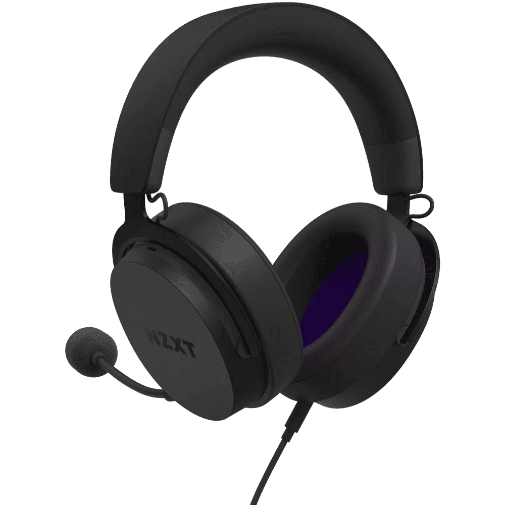 NZXT Relay Headset Wired Black 40mm drivers Gaming (AP-WCB40-B2) - Hi-Res Audio Certified, DTS Headphone:X, 7.1 Surround Sound, Lightweight & Comfortable Design, Detachable Microphone 1 NZXT Relay Headset Wired Black 40mm drivers Gaming (AP-WCB40-B2) - Hi-Res Audio Certified, DTS Headphone:X, 7.1 Surround Sound, Lightweight & Comfortable Design, Detachable Microphone