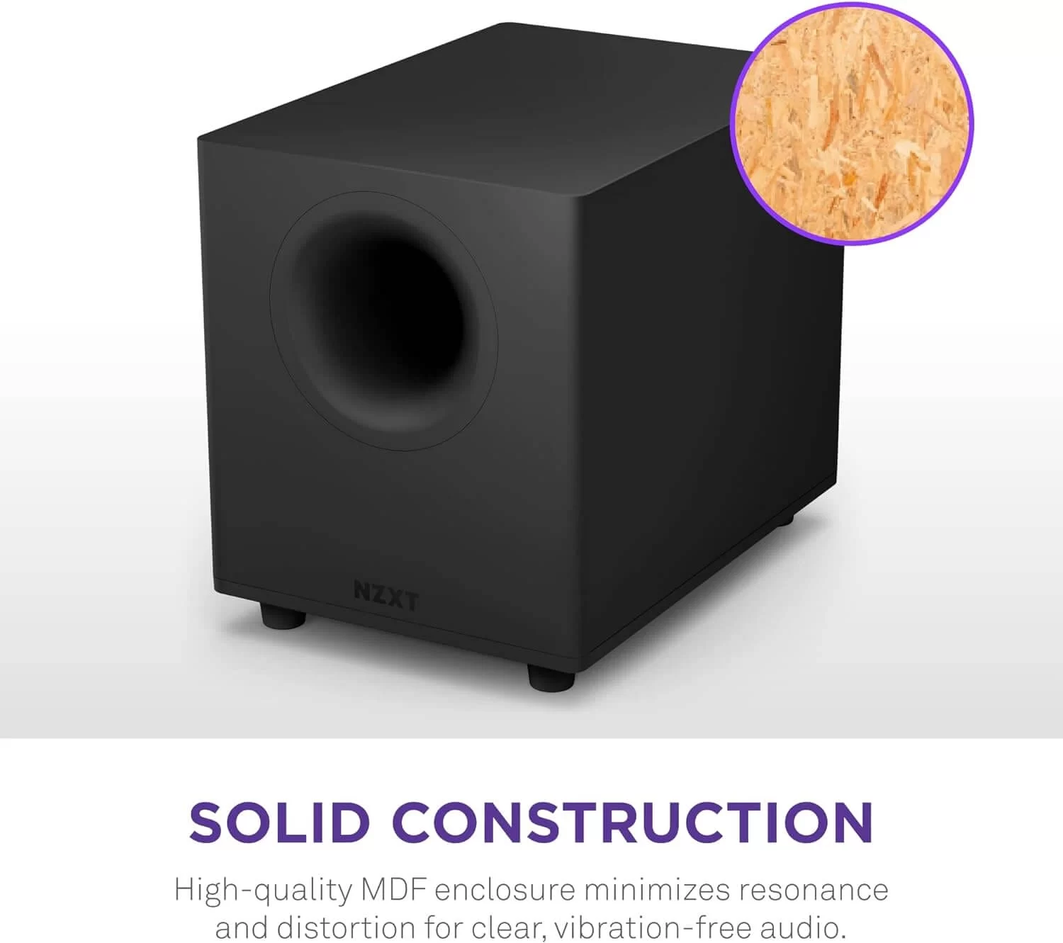 Relay Subwoofer NZXT 80W Black AP SUB80 EU product 5