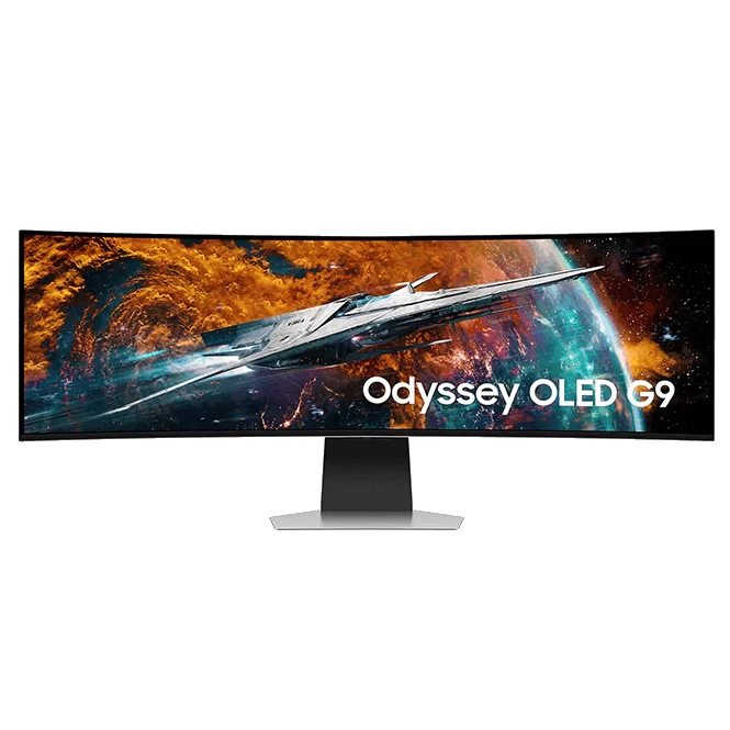 Samsung Odyssey OLED G9 G95SC LS49CG954SEXXV Curved Smart Gaming Monitor - 49", OLED, 240Hz, 0.03ms, Dual QHD, Neo Quantum Processor Pro, DisplayHDR 400, AMD FreeSync Premium Pro, Gaming Hub 1 Samsung Odyssey OLED G9 G95SC LS49CG954SEXXV Curved Smart Gaming Monitor - 49", OLED, 240Hz, 0.03ms, Dual QHD, Neo Quantum Processor Pro, DisplayHDR 400, AMD FreeSync Premium Pro, Gaming Hub