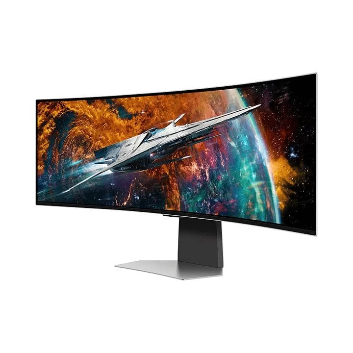 Samsung Odyssey OLED G9 G95SC LS49CG954SEXXV Curved Smart Gaming Monitor - 49", OLED, 240Hz, 0.03ms, Dual QHD, Neo Quantum Processor Pro, DisplayHDR 400, AMD FreeSync Premium Pro, Gaming Hub 4 Samsung Odyssey OLED G9 G95SC LS49CG954SEXXV Curved Smart Gaming Monitor - 49", OLED, 240Hz, 0.03ms, Dual QHD, Neo Quantum Processor Pro, DisplayHDR 400, AMD FreeSync Premium Pro, Gaming Hub - Ảnh 4
