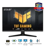 ASUS TUF Gaming VG249Q3A Gaming Monitor - 24 inch, Full HD (1920 x 1080), 165Hz (above 144Hz), Extreme Low Motion Blur™, FreeSync™ Premium, 1ms (MPRT), Shadow Boost