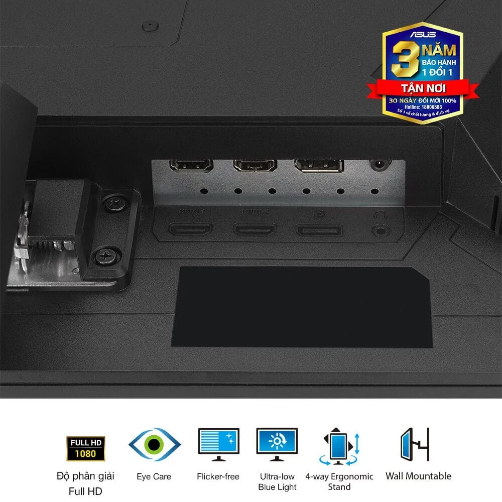 ASUS TUF Gaming VG279Q3A Gaming Monitor - 27 inch, Full HD(1920x1080), 180Hz, Fast IPS, ELMB Sync, 1ms (GTG), FreeSync Premium™, G-Sync compatible, Variable Overdrive, 99% sRGB 7 ASUS TUF Gaming VG279Q3A Gaming Monitor - 27 inch, Full HD(1920x1080), 180Hz, Fast IPS, ELMB Sync, 1ms (GTG), FreeSync Premium™, G-Sync compatible, Variable Overdrive, 99% sRGB - Ảnh 7