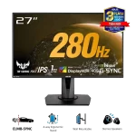 ASUS TUF Gaming VG279QM HDR Gaming Monitor - 27 inch FullHD (1920 x 1080), Fast IPS, Overclockable 280Hz (Above 240Hz, 144Hz), 1ms (GTG), ELMB SYNC, G-SYNC Compatible, DisplayHDR™ 400