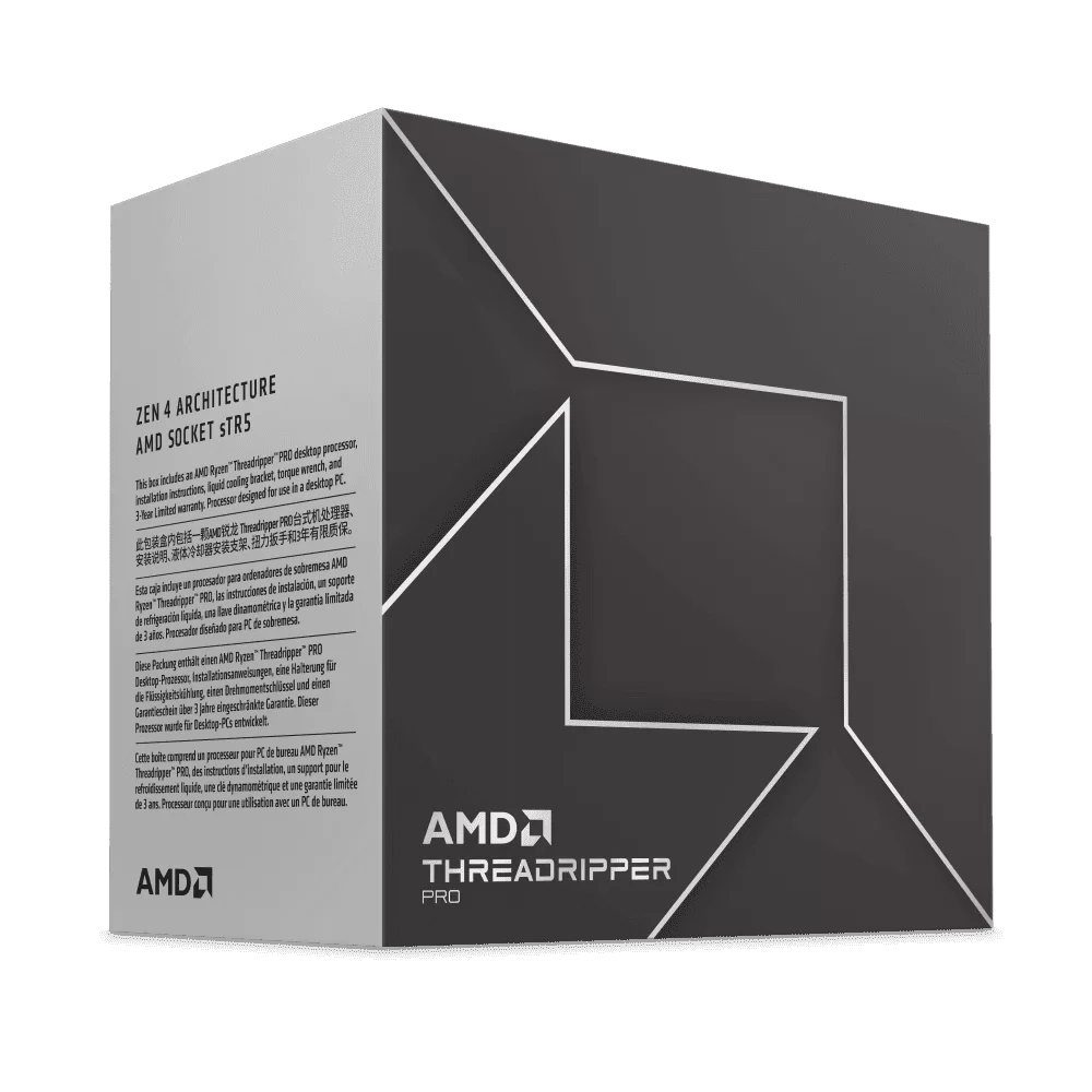 AMD Ryzen Threadripper Pro 7965WX Processor - 24C48T, 4.2GHz Up to 5.3GHz, PCIe 5.0, sTR5, 350W TDP, chipset support WRX90 TRX50 Pro 695, Storm Peak Zen4 2 AMD Ryzen Threadripper Pro 7965WX Processor - 24C48T, 4.2GHz Up to 5.3GHz, PCIe 5.0, sTR5, 350W TDP, chipset support WRX90 TRX50 Pro 695, Storm Peak Zen4 - Ảnh 2