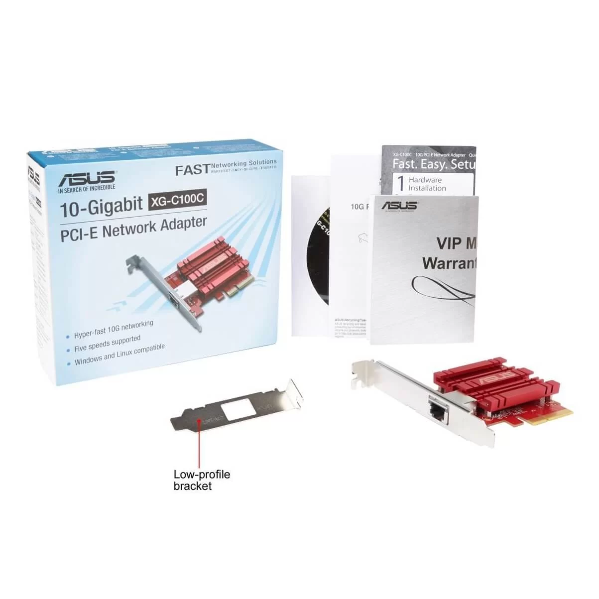 ASUS XG-C100C Network Adapter - Backward compatible 10GBase-T PCIe 9 ASUS XG-C100C Network Adapter - Backward compatible 10GBase-T PCIe - Ảnh 9
