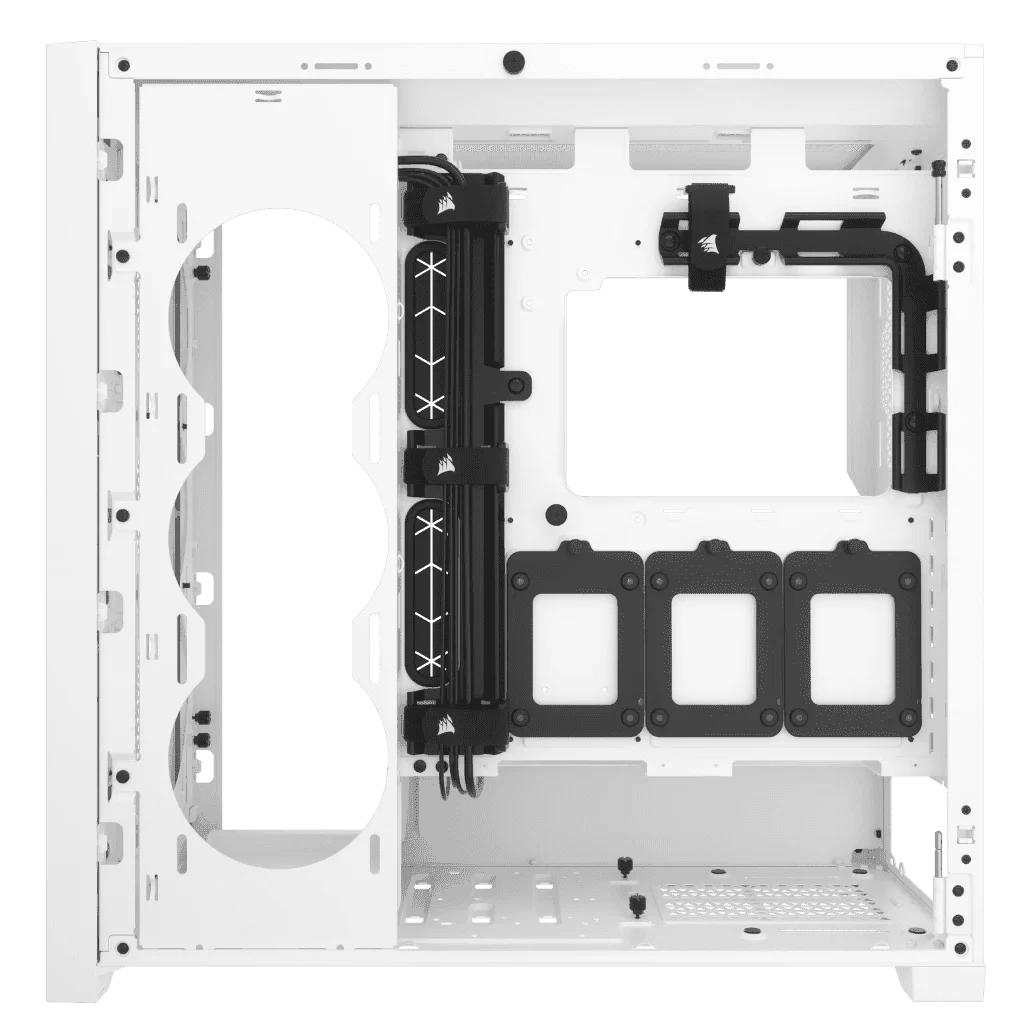 CORSAIR CORSAIR 5000D Core Airflow White - ATX Mid-Tower PC Case 5 CORSAIR CORSAIR 5000D Core Airflow White - ATX Mid-Tower PC Case - Ảnh 5