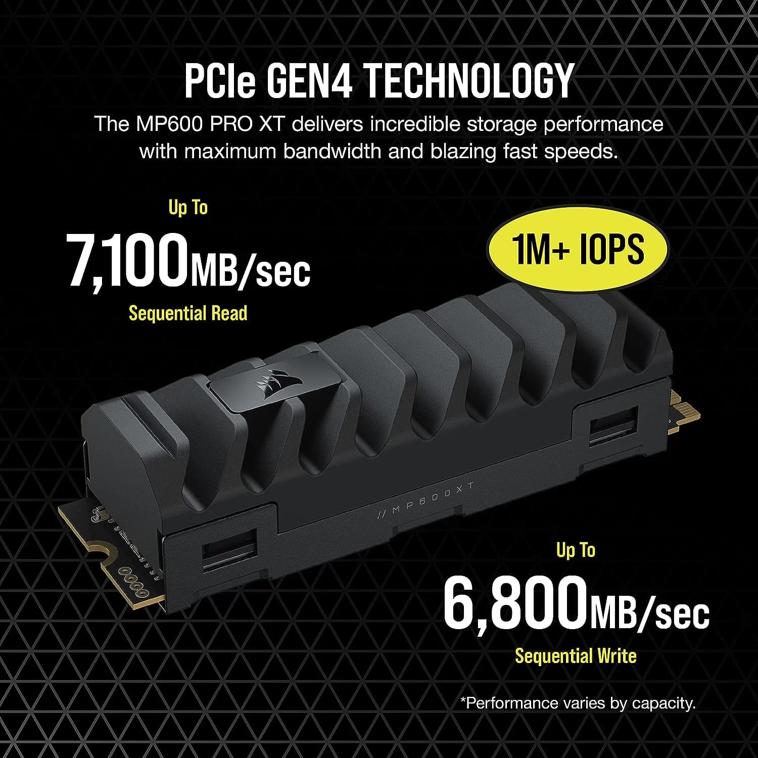 Corsair MP600 Pro XT 8TB M.2 PCIe Gen4 x4 NVMe 1.4 CSSD F8000GBMP600PXT page mobile 2