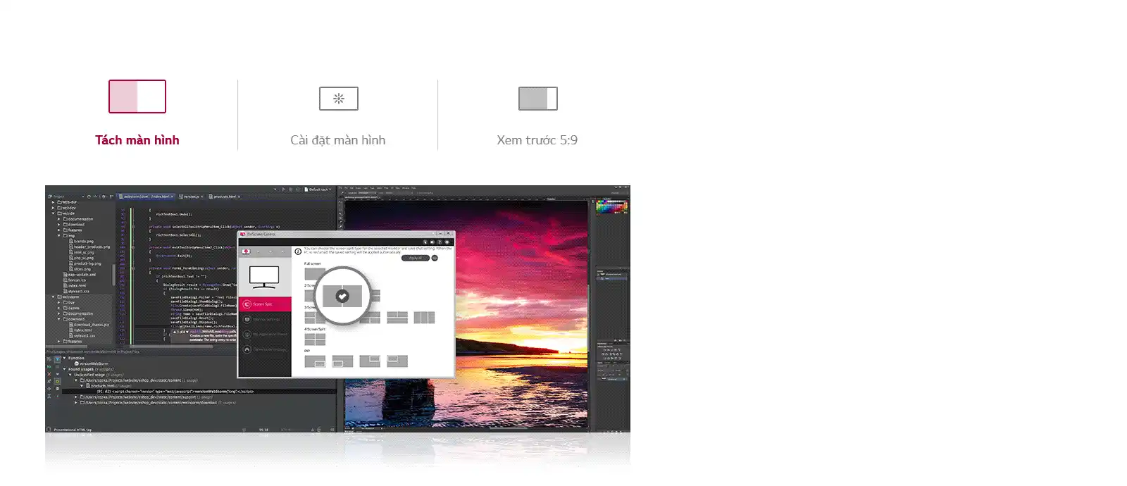MNT 38WN95C 12 1 OnScreen Control D
