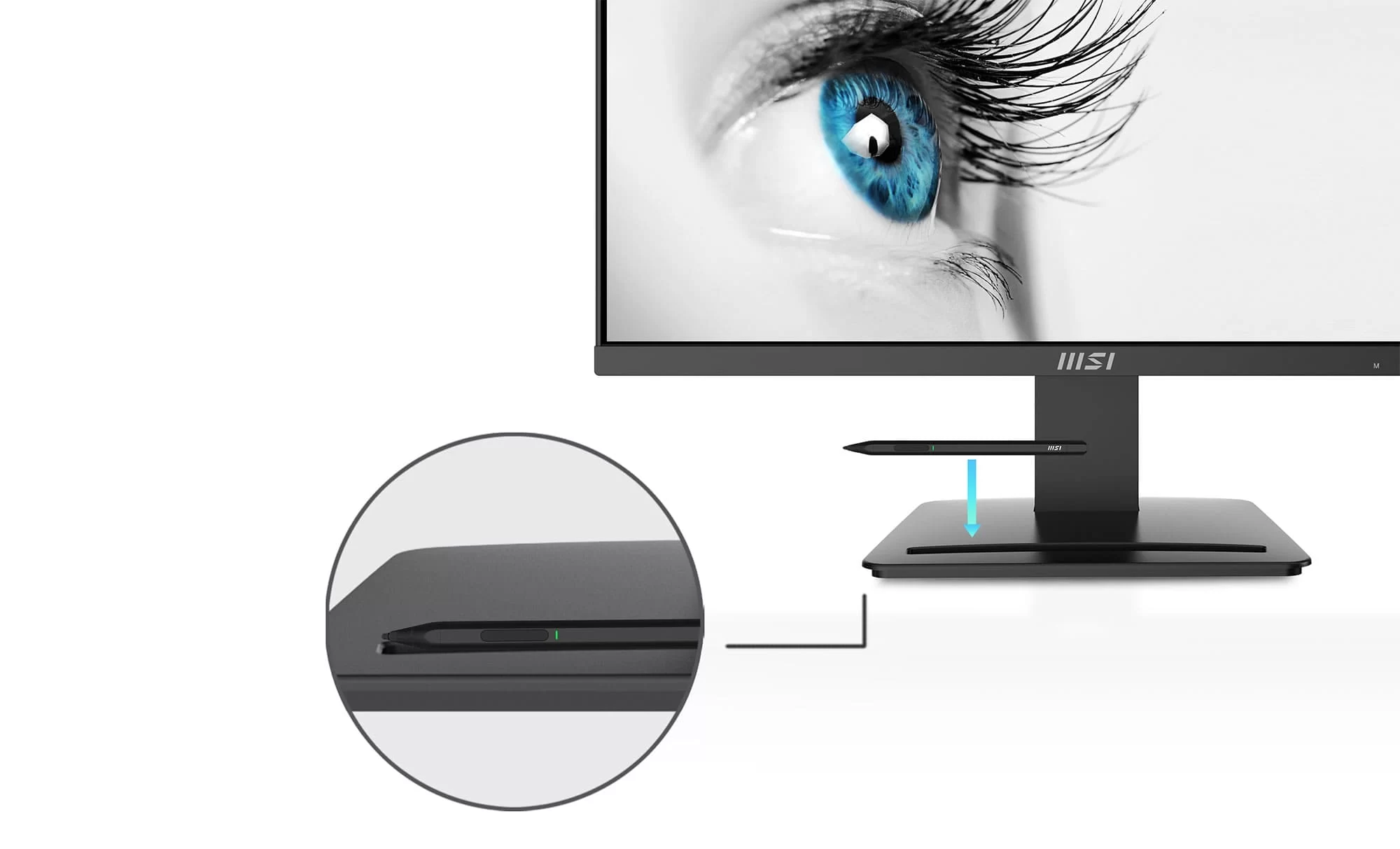msi pro mp243 accessory slot