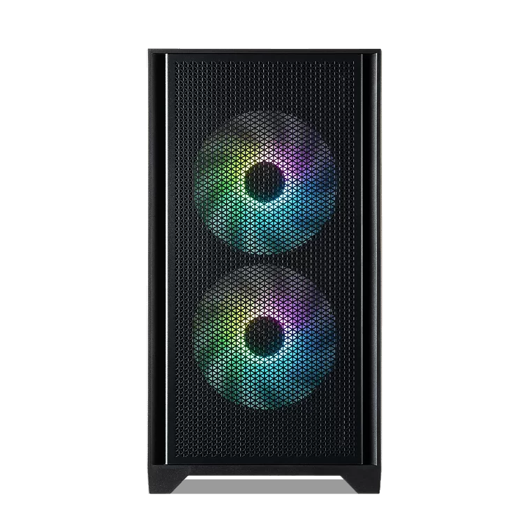 MIK MORAX 3FA Black M-ATX Tempered Gaming Case - 1x 120mm & 2x140mm ARGB fans included 3 MIK MORAX 3FA Black M-ATX Tempered Gaming Case - 1x 120mm & 2x140mm ARGB fans included - Ảnh 3