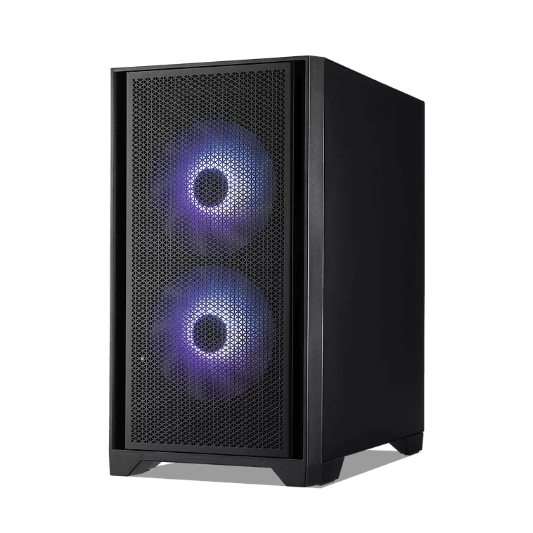 MIK MORAX 3FA Black M-ATX Tempered Gaming Case - 1x 120mm & 2x140mm ARGB fans included 4 MIK MORAX 3FA Black M-ATX Tempered Gaming Case - 1x 120mm & 2x140mm ARGB fans included - Ảnh 4