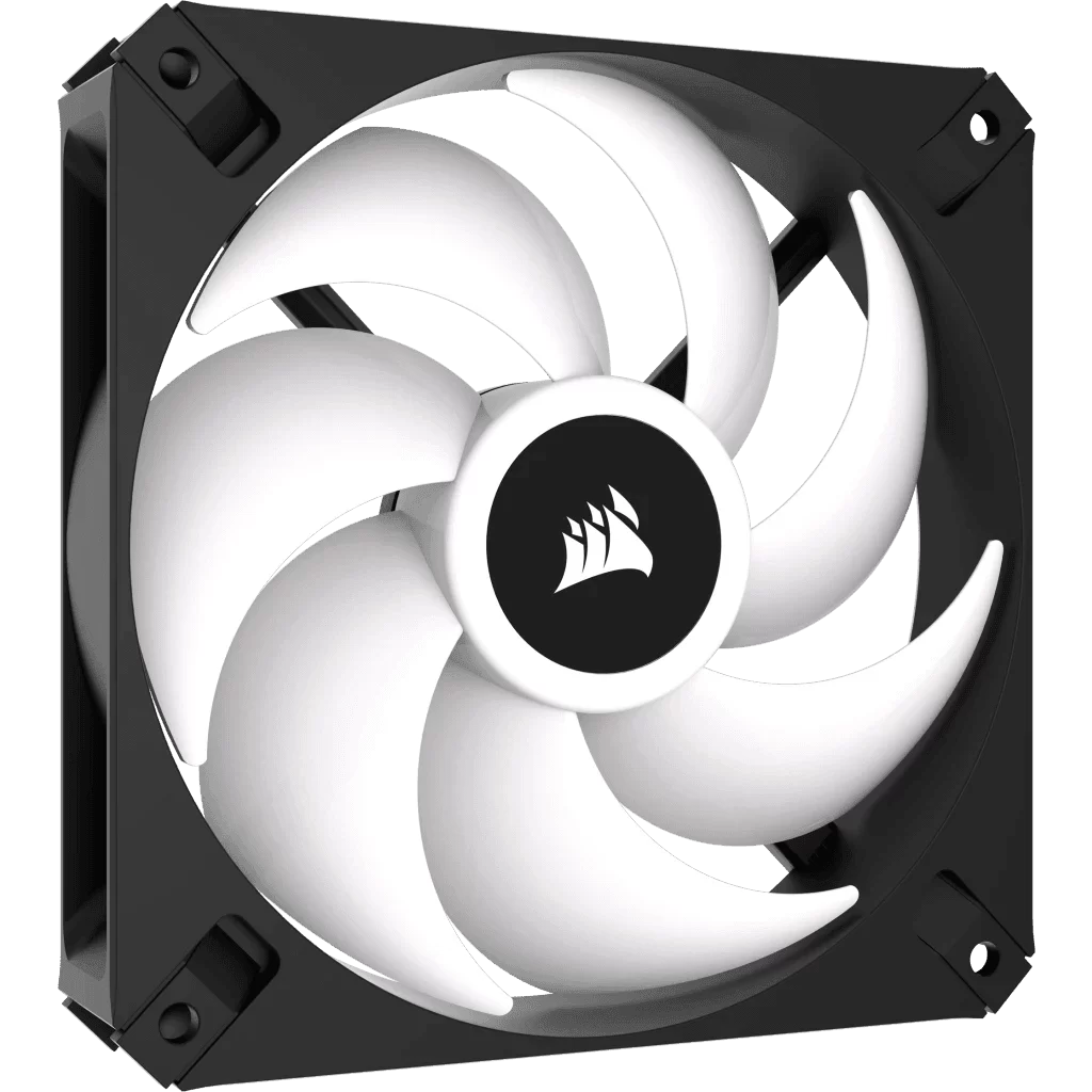 CORSAIR iCUE AR120 Digital RGB Single Pack Black Fan (CO-9050166-WW) - 1x iCUE to ARGB Adapter Cable included, 1x120mm 1850RPM Static Pressure RGB Fan 6 CORSAIR iCUE AR120 Digital RGB Single Pack Black Fan (CO-9050166-WW) - 1x iCUE to ARGB Adapter Cable included, 1x120mm 1850RPM Static Pressure RGB Fan - Ảnh 6