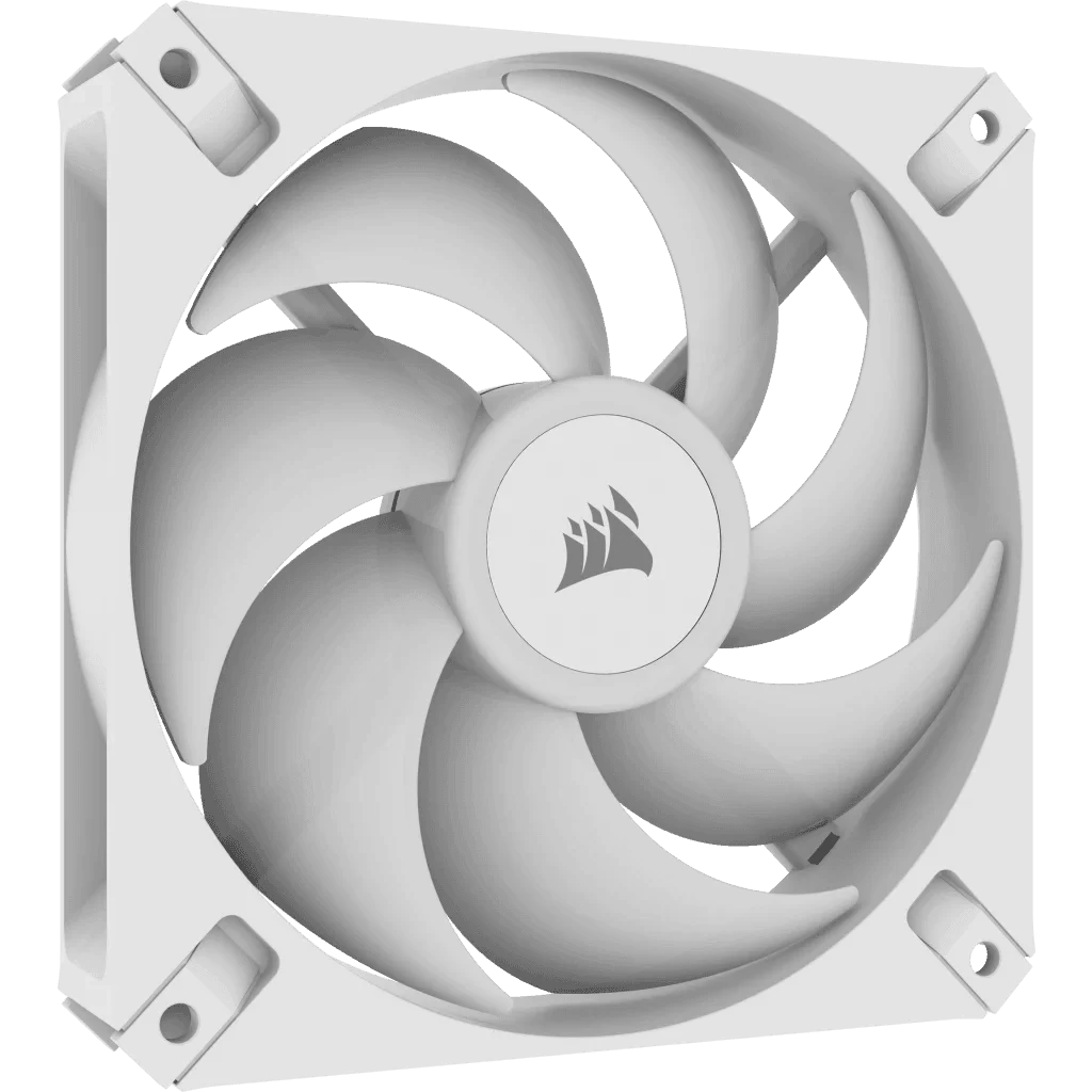 CORSAIR iCUE AR120 Digital RGB Triple Pack White Fan (CO-9050169-WW) - 1x iCUE to ARGB Adapter Cable included, 3x120mm 1850RPM Static Pressure RGB Fan 6 CORSAIR iCUE AR120 Digital RGB Triple Pack White Fan (CO-9050169-WW) - 1x iCUE to ARGB Adapter Cable included, 3x120mm 1850RPM Static Pressure RGB Fan - Ảnh 6