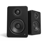 Kanto YU2 Matte Black 2.0 Speaker, Class D Amplifier 100W, 3.5mm Mini-jack AUX USB DAC