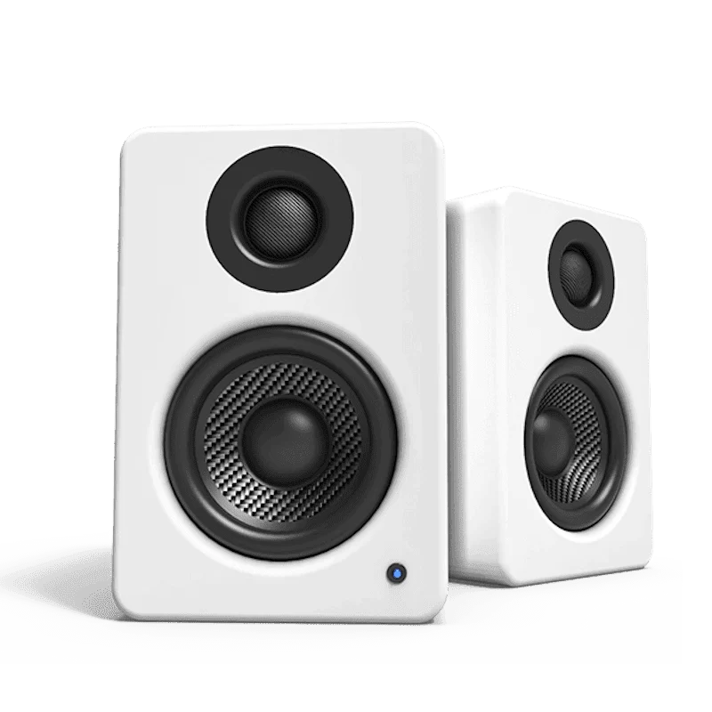 Kanto YU2 Matte White 2.0 Speaker, Class D Amplifier 100W, 3.5mm Mini-jack AUX USB DAC