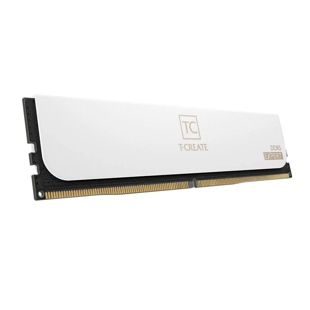 TEAMGROUP T-Create EXPERT DDR5 White 32GB Memory Kit - White, 32GB (2x16GB) 6400MHz CL40 DDR5 (CTCWD532G6400HC40BDC01) 5 TEAMGROUP T-Create EXPERT DDR5 White 32GB Memory Kit - White, 32GB (2x16GB) 6400MHz CL40 DDR5 (CTCWD532G6400HC40BDC01) - Ảnh 5