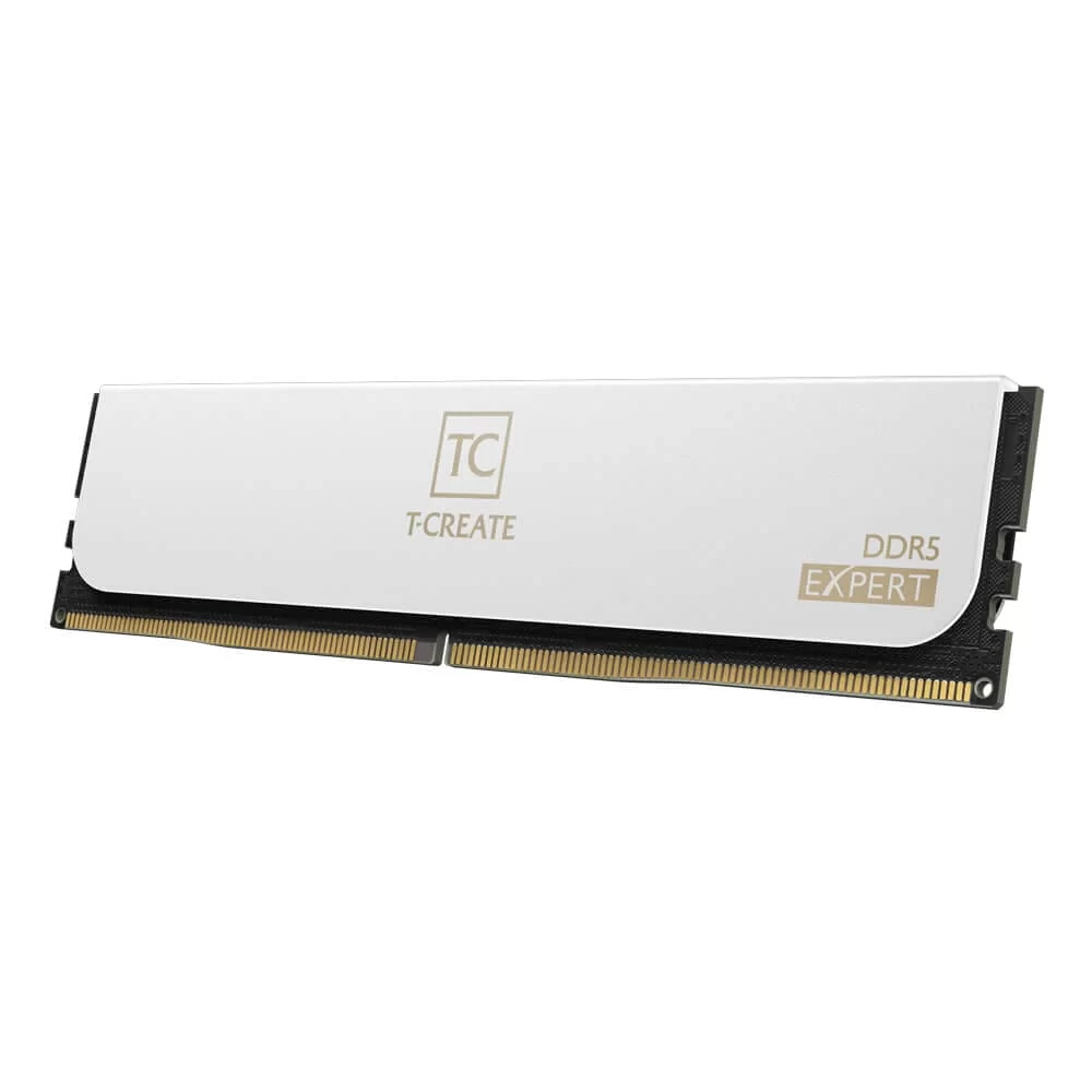 TEAMGROUP T-Create EXPERT DDR5 White 32GB Memory Kit - White, 32GB (2x16GB) 6400MHz CL40 DDR5 (CTCWD532G6400HC40BDC01) 6 TEAMGROUP T-Create EXPERT DDR5 White 32GB Memory Kit - White, 32GB (2x16GB) 6400MHz CL40 DDR5 (CTCWD532G6400HC40BDC01) - Ảnh 6