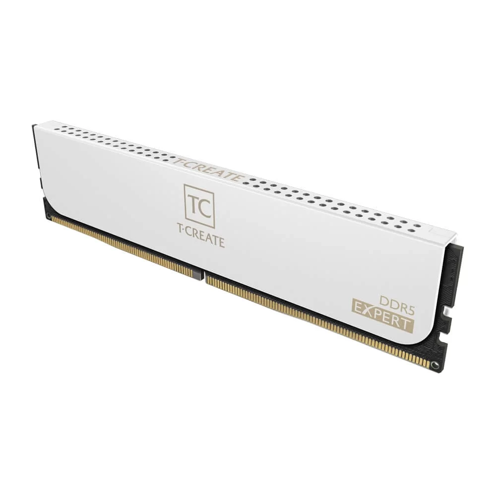 TEAMGROUP T-Create EXPERT DDR5 White 32GB Memory Kit - White, 32GB (2x16GB) 6400MHz CL40 DDR5 (CTCWD532G6400HC40BDC01) 2 TEAMGROUP T-Create EXPERT DDR5 White 32GB Memory Kit - White, 32GB (2x16GB) 6400MHz CL40 DDR5 (CTCWD532G6400HC40BDC01) - Ảnh 2