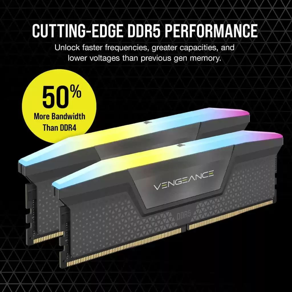 Vengeance RGB DDR5 2UP 64GB GRAY 03