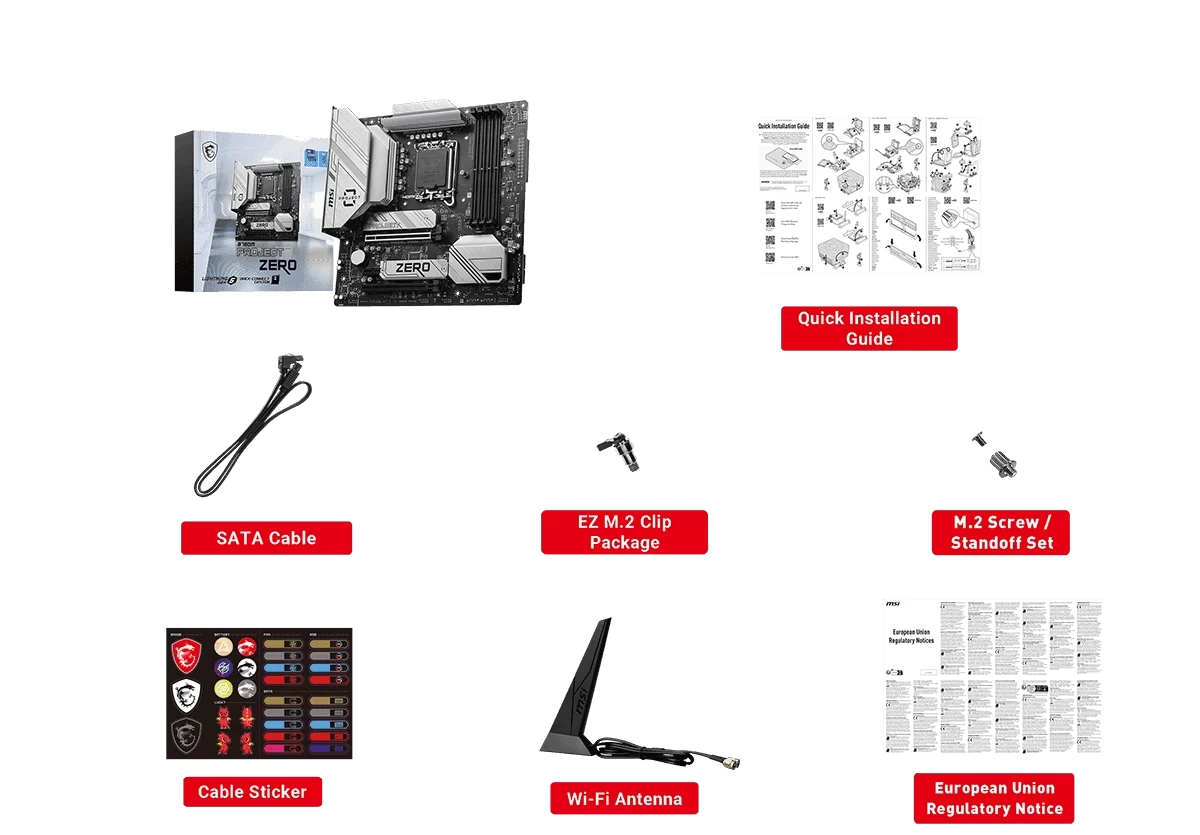 msi b760m project zero accessory