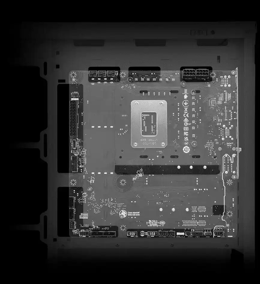 msi b760m project zero back connect base