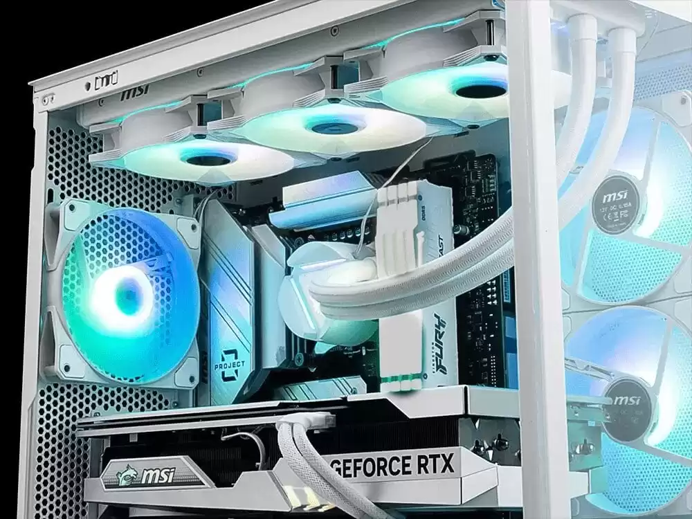 msi b760m project zero in case 04